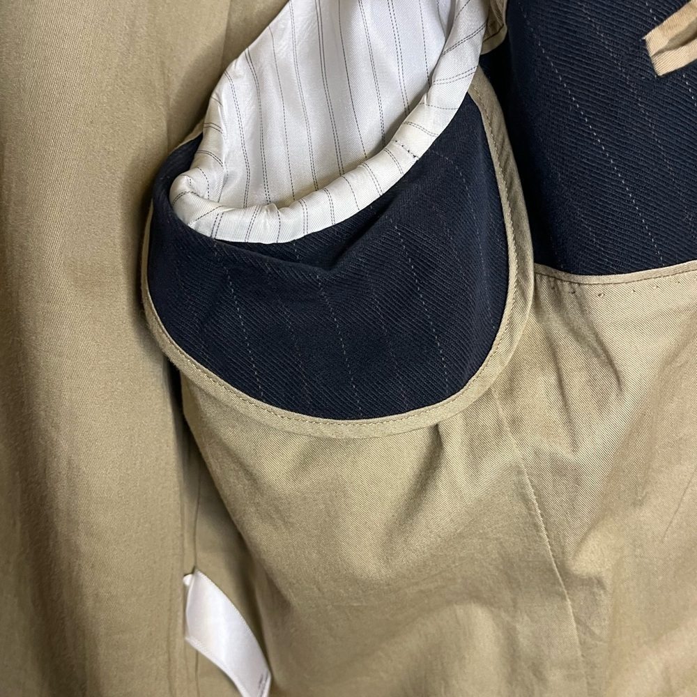 Banana Republic Classic Dark Navy Pinstripe Men's Blazer Size 48L RN 54023 - Picture 15 of 16